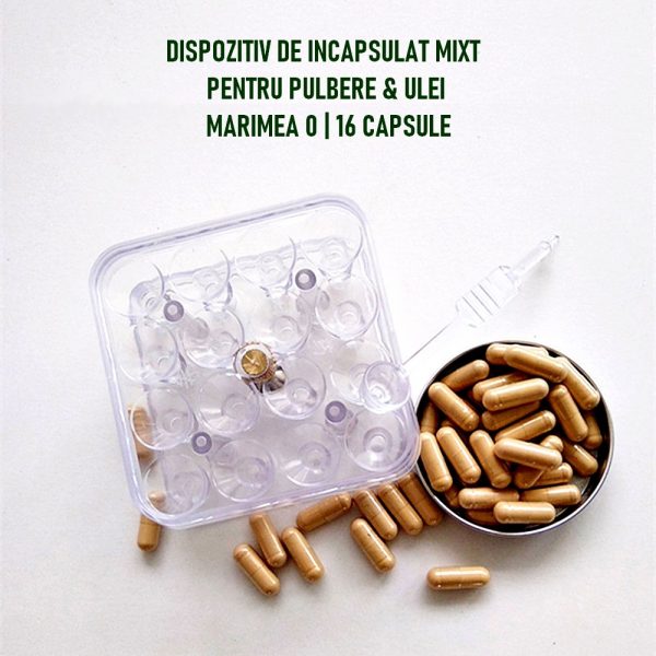MASINA INCAPSULAT MIXTA | ULEI & PULBERE | M:0 | 16 CAPSULE