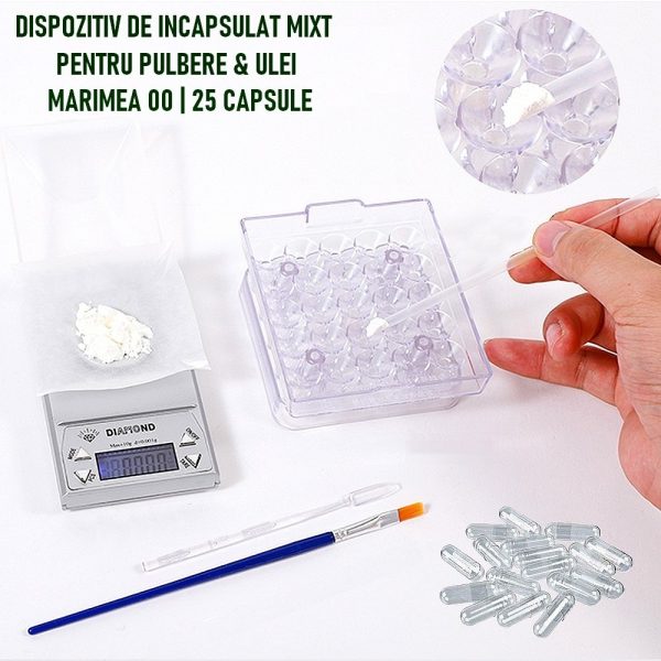 DISPOZITIV INCAPSULAT MIXT | ULEI & PULBERE | M:00 | 25 CAPSULE