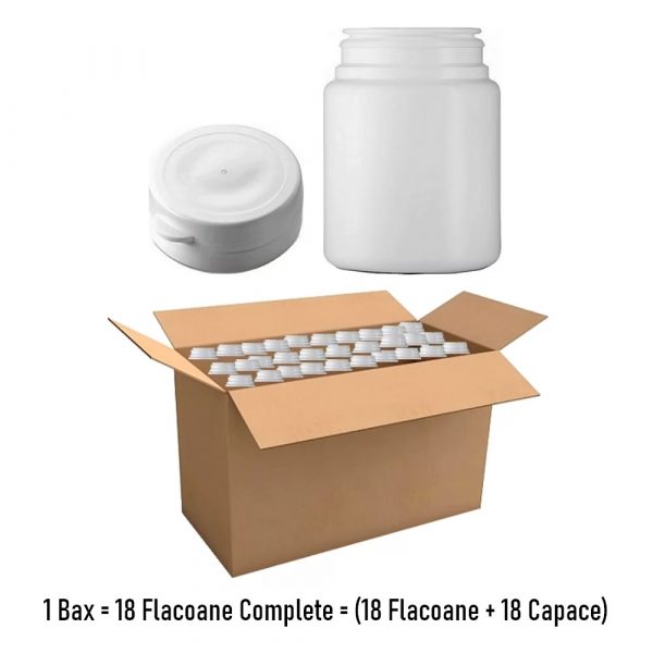 FLACOANE FARMACEUTICE HDPE / 250 ML | BAX : 18 BUC